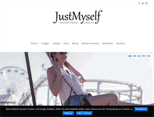 Tablet Screenshot of just-myself.com